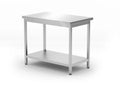 Mitteltisch mit Ablage – verschraubt, Tiefe 600 mm, HENDI, Kitchen Line, 1000x600x(H)850mm