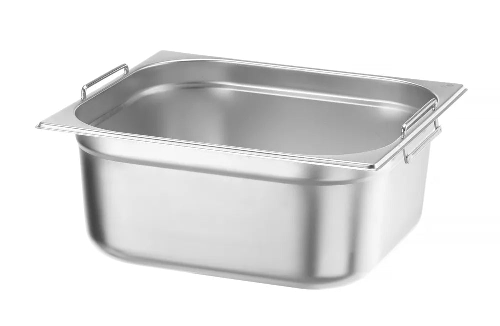 Gastronorm-Behälter 2/3 Budget Line mit Griffen, HENDI, Budget Line, GN 2/3, 13L, 354x325x(H)150mm