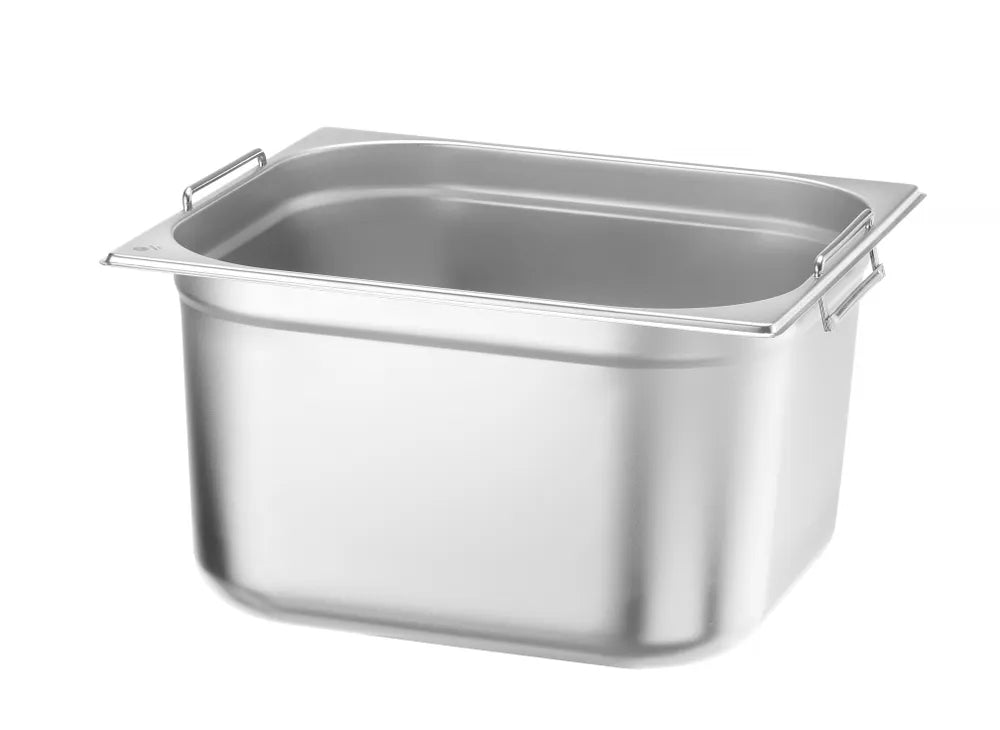Gastronorm-Behälter 2/3 Budget Line mit Griffen, HENDI, Budget Line, GN 2/3, 13L, 354x325x(H)150mm