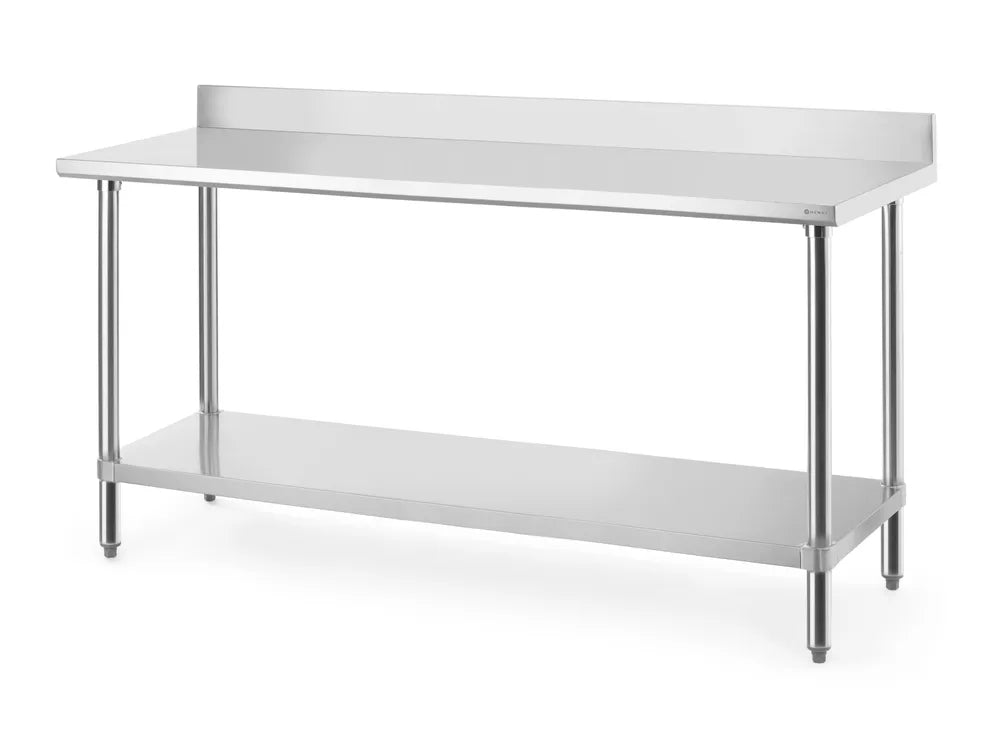 Arbeitstisch mit Aufsatz, HENDI, Budget Line, 1800x600x(H)950mm