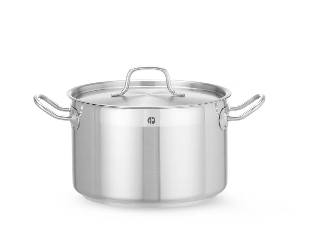 Kochtopf, mittel - mit Deckel, HENDI, Profi Line, 6,7L, ⌀240x(H)150mm