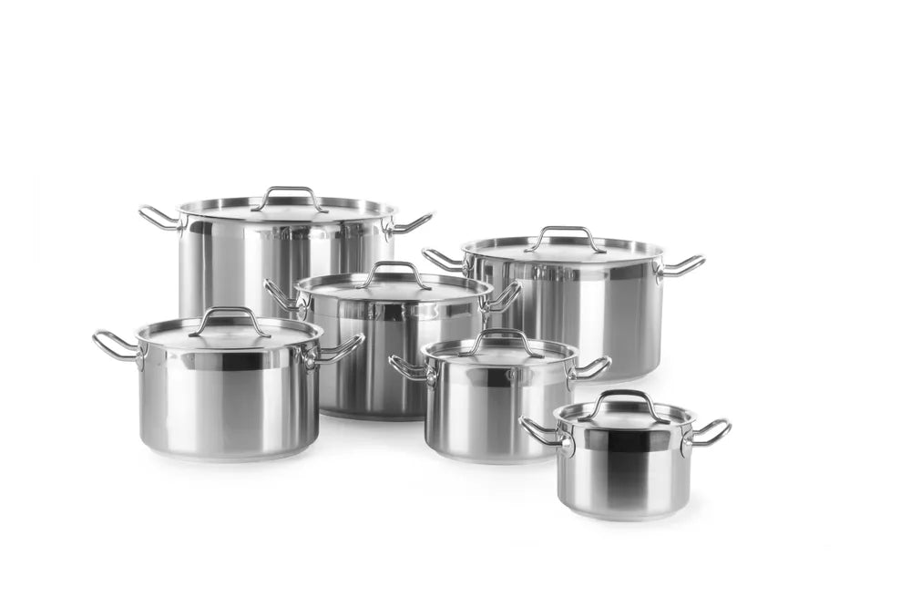 Kochtopf, mittel - mit Deckel, HENDI, Profi Line, 4L, ⌀200x(H)130mm
