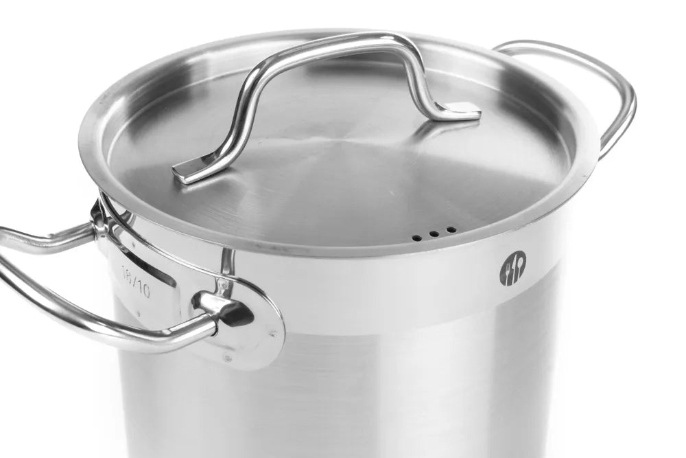 Schmortopf hoch - mit Deckel, HENDI, Profi Line, 3L, ⌀160x(H)150mm