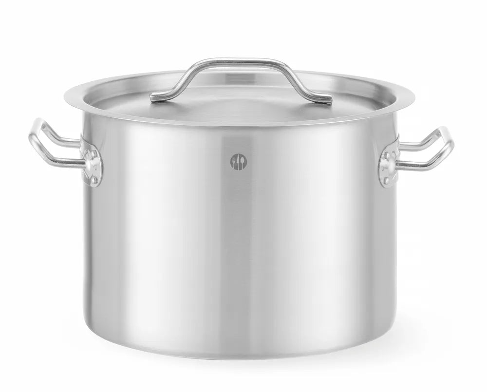 Kochtopf, mittel - mit Deckel, HENDI, Budget Line, 32L, ⌀400x(H)260mm