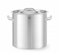 Hoher Schmortopf – mit Deckel, HENDI, Budget Line, 36L, ⌀360x(H)360mm