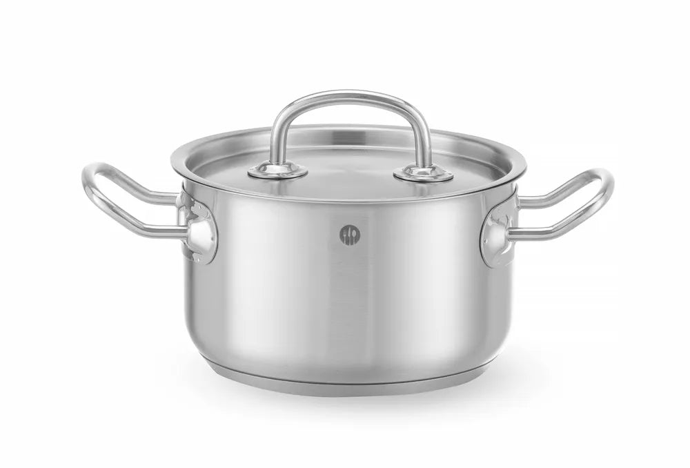 Kochtopf, mittel - mit Deckel, HENDI, Kitchen Line, 15L, ⌀320x(H)190mm