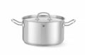 Kochtopf, mittel - mit Deckel, HENDI, Kitchen Line, 6L, ⌀240x(H)135mm