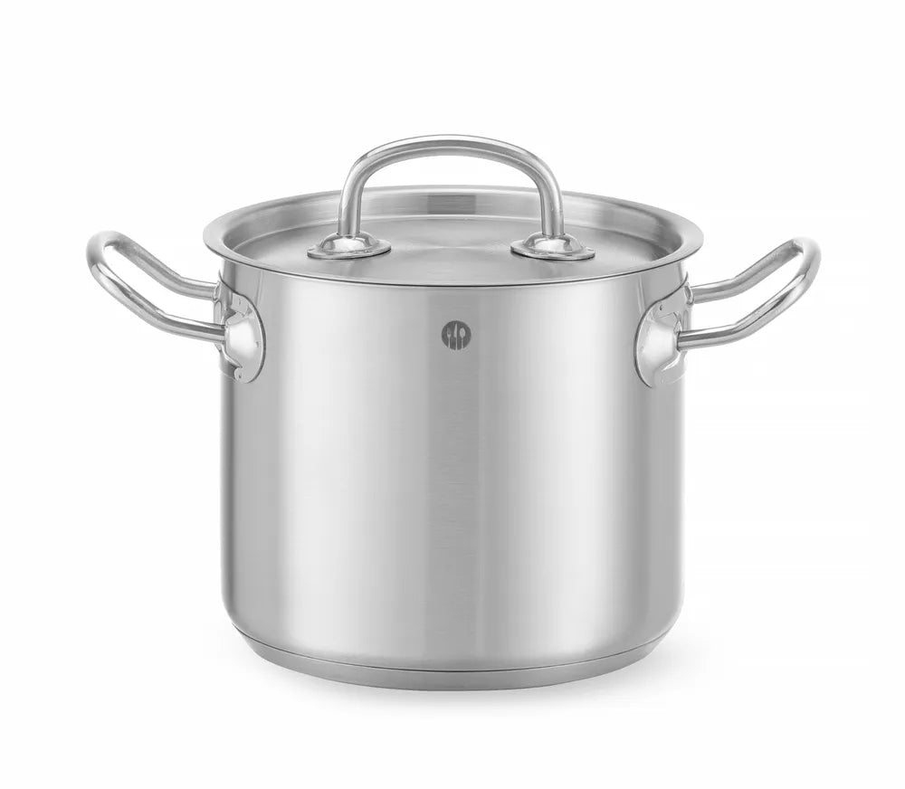 Kochtopf, hoch - mit Deckel, HENDI, Kitchen Line, 32L, ⌀360x(H)320mm