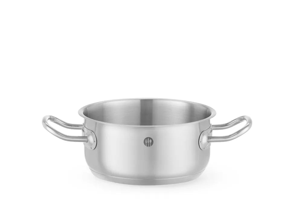 Kochtopf, niedrig - ohne Deckel, HENDI, Kitchen Line, 1,4L, ⌀160x(H)75mm