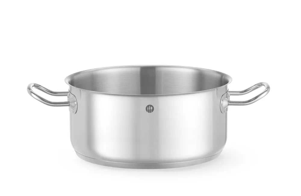 Kochtopf, niedrig - ohne Deckel, HENDI, Kitchen Line, 4,9L, ⌀240x(H)110mm