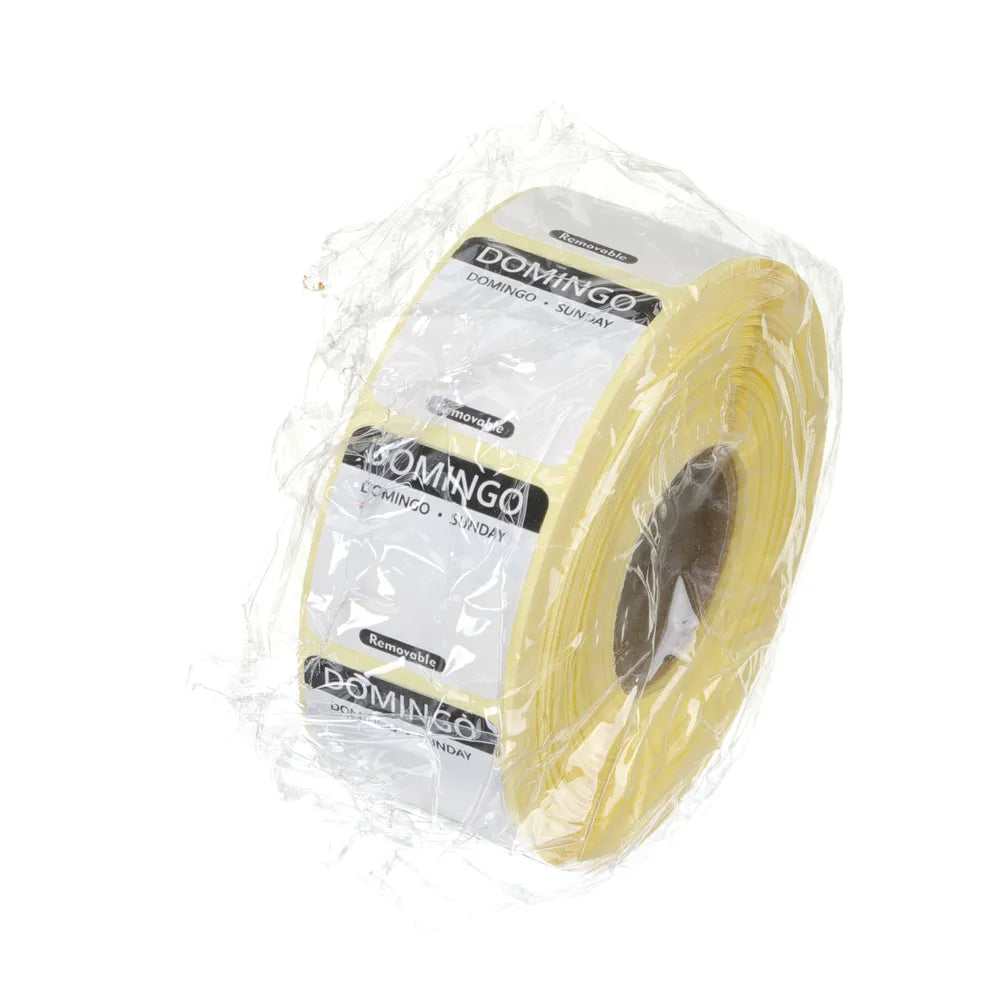 Täglich anwendbare Lebensmittelsicherheitsetiketten, mehrfach verwendbar, leicht entfernbar , HENDI, Donnerstag, Braun, 1000 Stk., 25x25x(H)mm