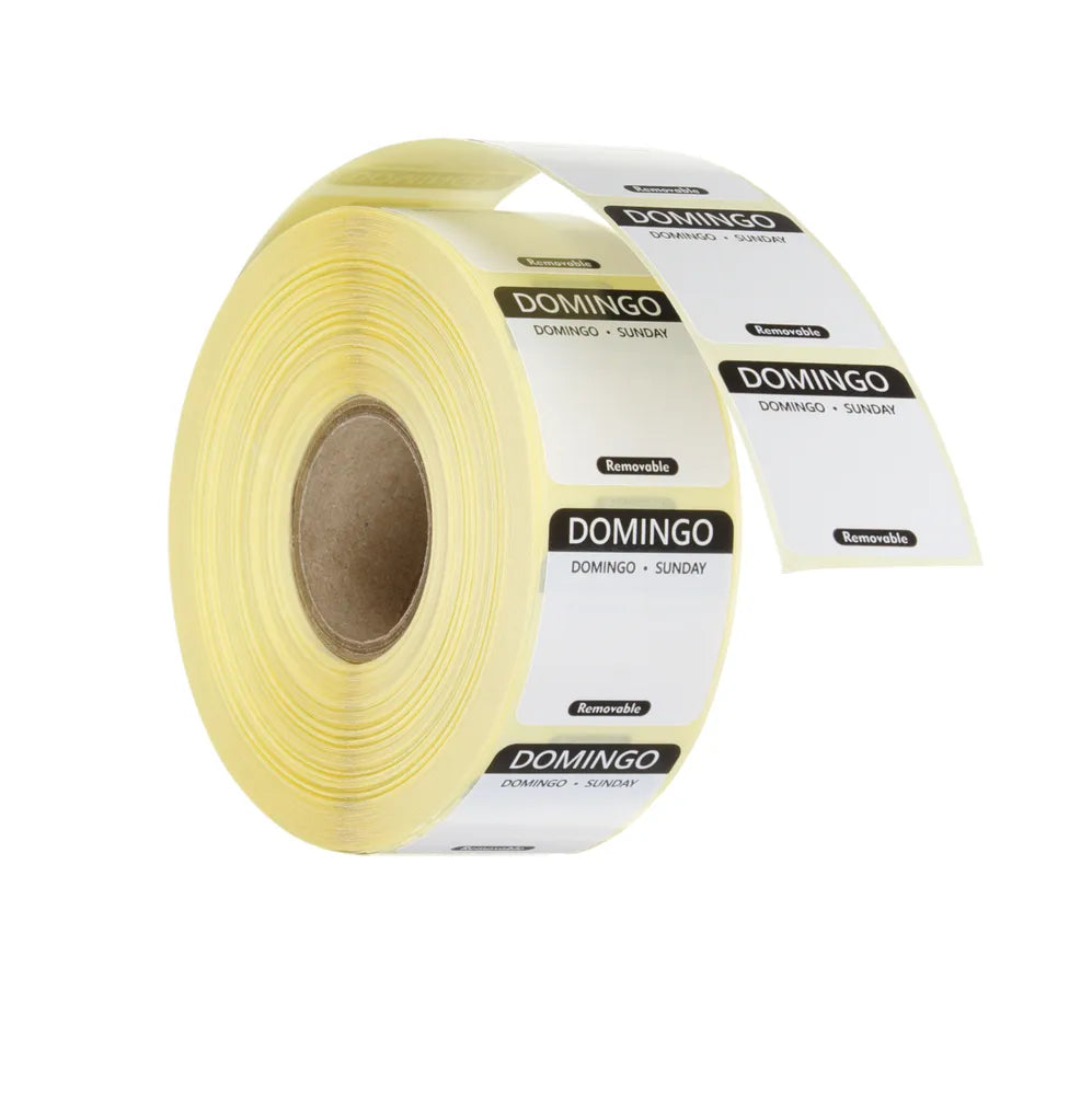 Täglich anwendbare Lebensmittelsicherheitsetiketten, mehrfach verwendbar, leicht entfernbar , HENDI, Gelb, 1000 Stk., 25x25x(H)mm