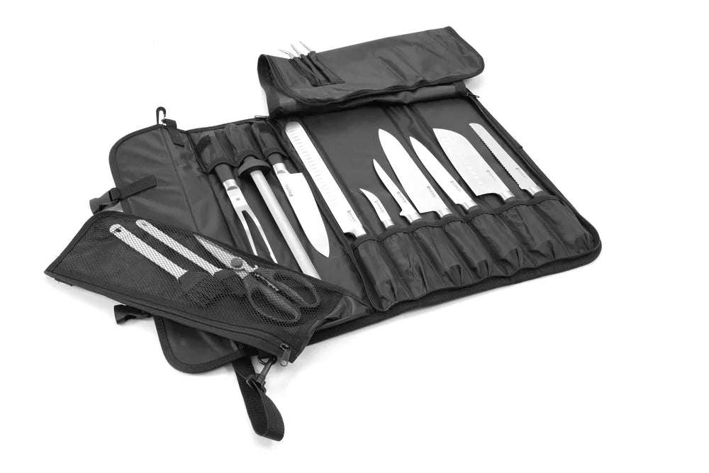 Messertransporttasche, HENDI, Schwarz, 510x50x(H)170mm