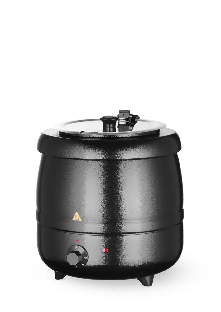 Suppenkessel, HENDI, Kitchen Line, 8L, Schwarz, 230V/400W, ⌀330x(H)363mm