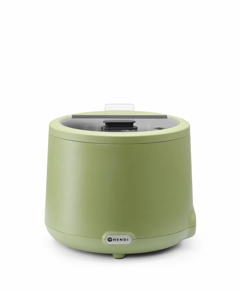 Suppenkessel UNIQ, HENDI, designed by Robert Bronwasser, 8L, Grün, 220-240V/500W, ⌀365x(H)325mm