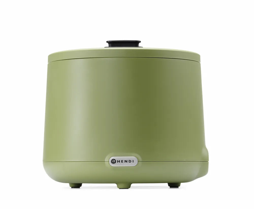 Suppenkessel UNIQ, HENDI, designed by Robert Bronwasser, 8L, Grün, 220-240V/500W, ⌀365x(H)325mm