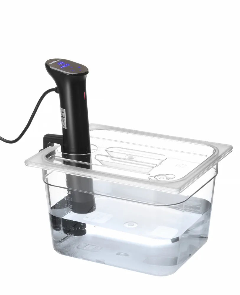 Gastronorm-Deckel mit Sous-Vide-Stab-Aussparung, HENDI, GN 1/2, Transparent, 265x325mm