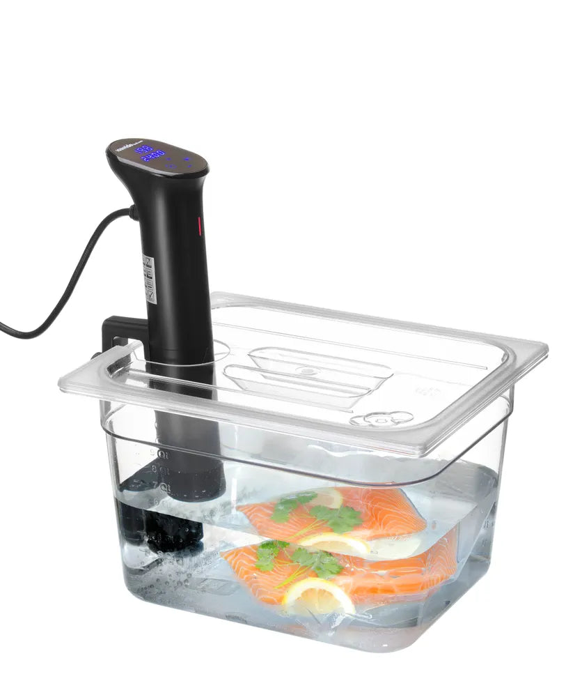 Gastronorm-Deckel mit Sous-Vide-Stab-Aussparung, HENDI, GN 1/2, Transparent, 265x325mm