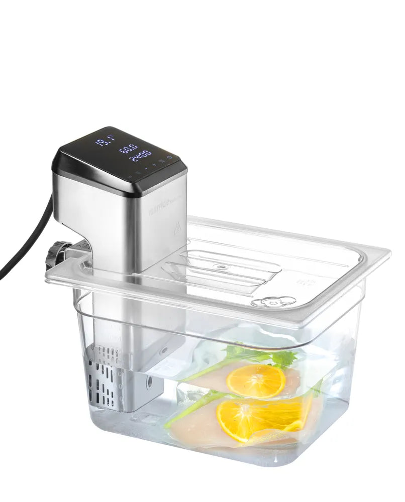 Gastronorm-Deckel mit Sous-Vide-Stab-Aussparung, HENDI, GN 1/2, Transparent, 265x325mm