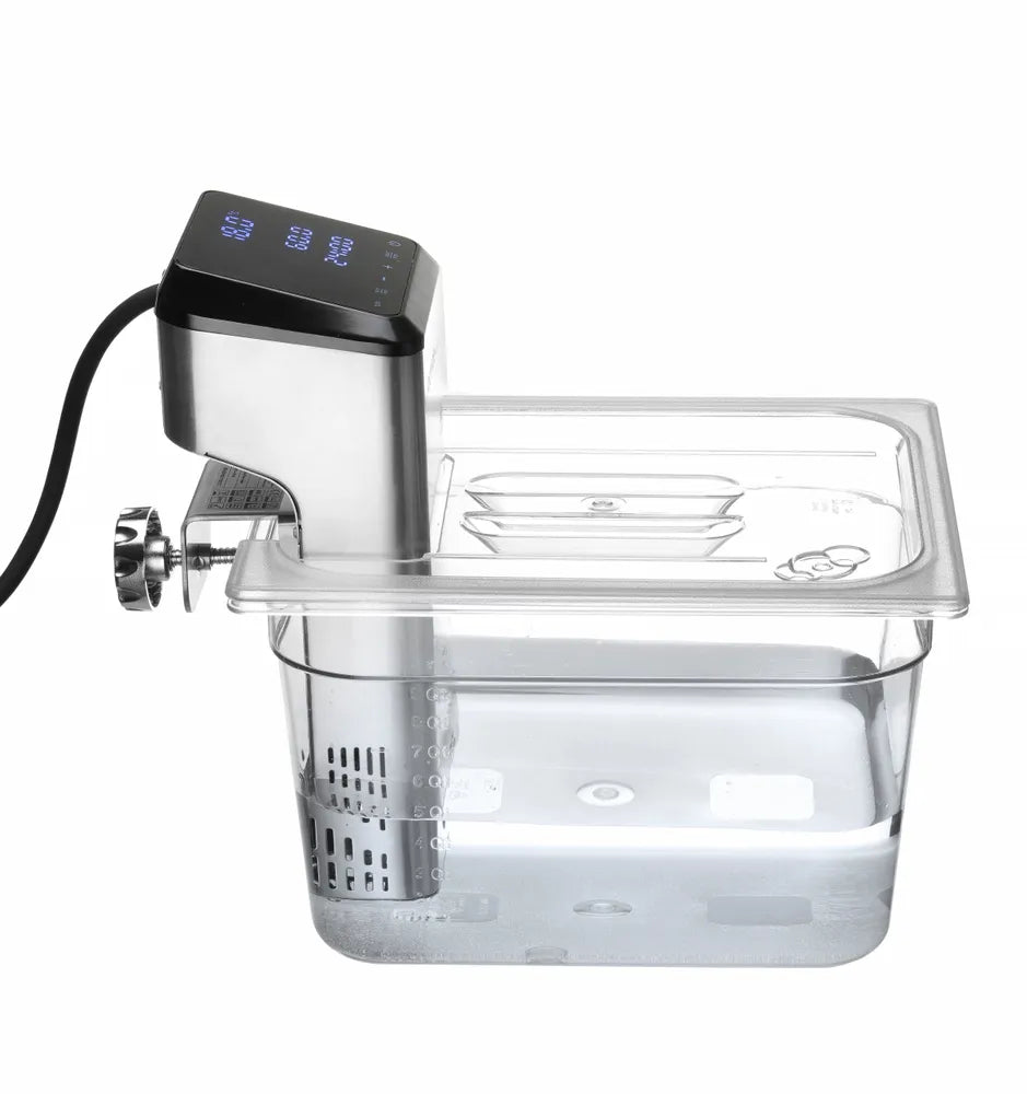 Gastronorm-Deckel mit Sous-Vide-Stab-Aussparung, HENDI, GN 1/2, Transparent, 265x325mm