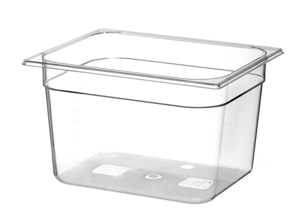 Gastronorm-Behälter 1/2, HENDI, Profi Line, GN 1/2, 4L, Transparent, 325x265x(H)65mm