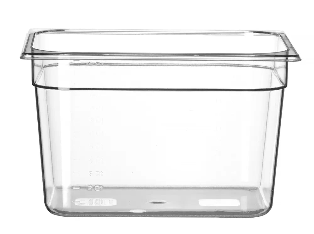 Gastronorm-Behälter 1/2, HENDI, Profi Line, GN 1/2, 9,5L, Transparent, 325x265x(H)150mm