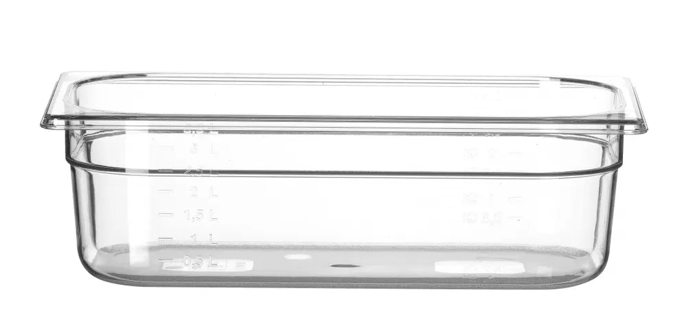 Gastronorm-Behälter 1/3, HENDI, Profi Line, GN 1/3, 4L, Transparent, 325x176x(H)100mm