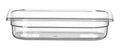 Gastronorm-Behälter 1/3, HENDI, Profi Line, GN 1/3, 2,5L, Transparent, 325x176x(H)65mm
