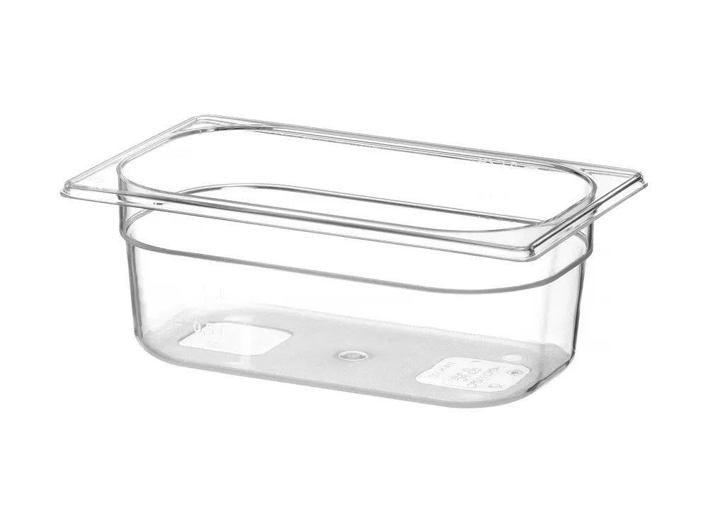 Gastronorm-Behälter 1/4, HENDI, Profi Line, GN 1/4, 2,8L, Transparent, 265x162x(H)100mm