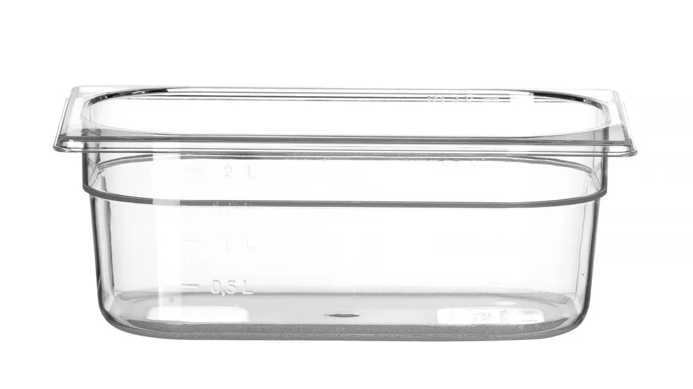 Gastronorm-Behälter 1/4, HENDI, Profi Line, GN 1/4, 2,8L, Transparent, 265x162x(H)100mm
