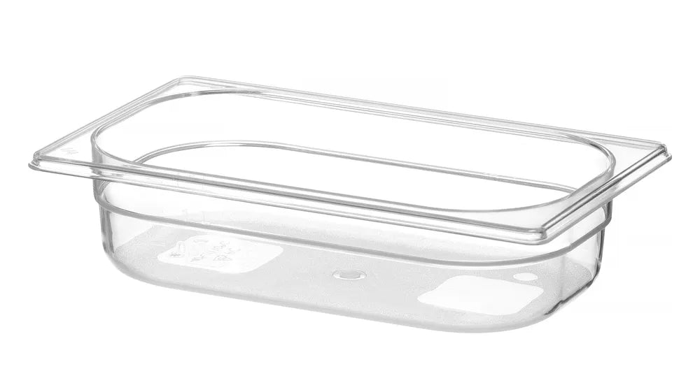 Gastronorm-Behälter 1/4, HENDI, Profi Line, GN 1/4, 1,8L, Transparent, 265x162x(H)65mm