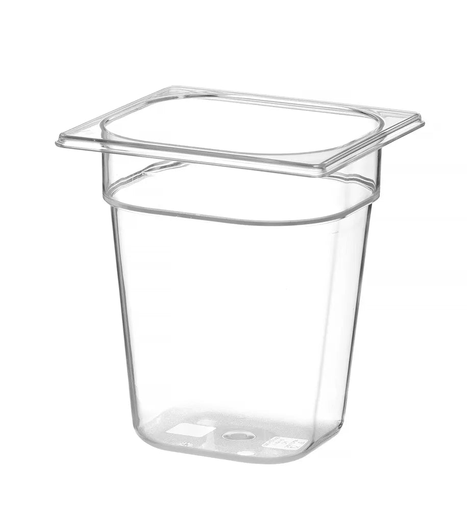 Gastronorm-Behälter 1/6, HENDI, Profi Line, GN 1/6, 1L, Transparent, 176x162x(H)65mm