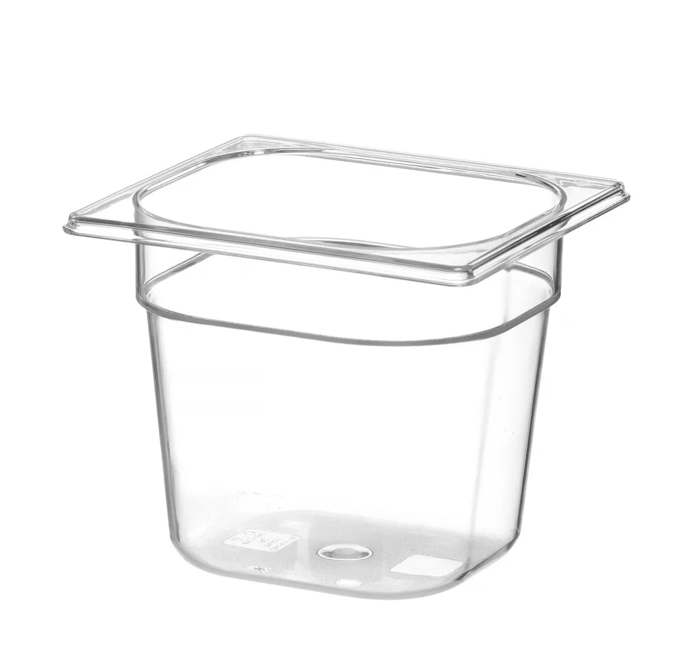 Gastronorm-Behälter 1/6, HENDI, Profi Line, GN 1/6, 2,4L, Transparent, 176x162x(H)150mm