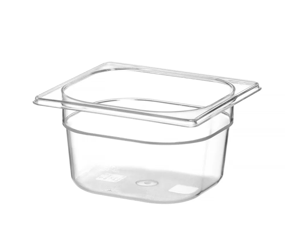 Gastronorm-Behälter 1/6, HENDI, Profi Line, GN 1/6, 1,6L, Transparent, 176x162x(H)100mm