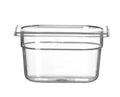Gastronorm-Behälter 1/9, HENDI, Profi Line, GN 1/9, 1L, Transparent, 176x108x(H)100mm