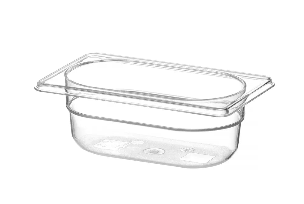 Gastronorm-Behälter 1/9, HENDI, Profi Line, GN 1/9, 0,6L, Transparent, 176x108x(H)65mm