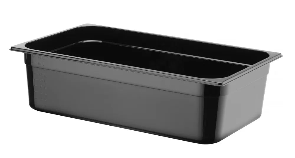 Gastronorm-Behälter 1/1, HENDI, Profi Line, GN 1/1, 21L, Schwarz, 530x325x(H)150mm
