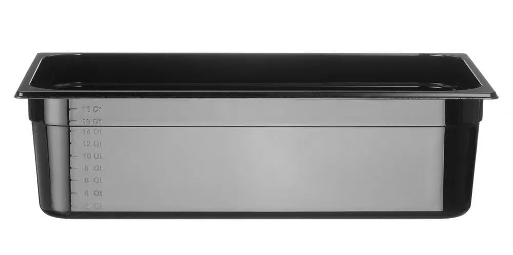 Gastronorm-Behälter 1/1, HENDI, Profi Line, GN 1/1, 9L, Schwarz, 530x325x(H)65mm