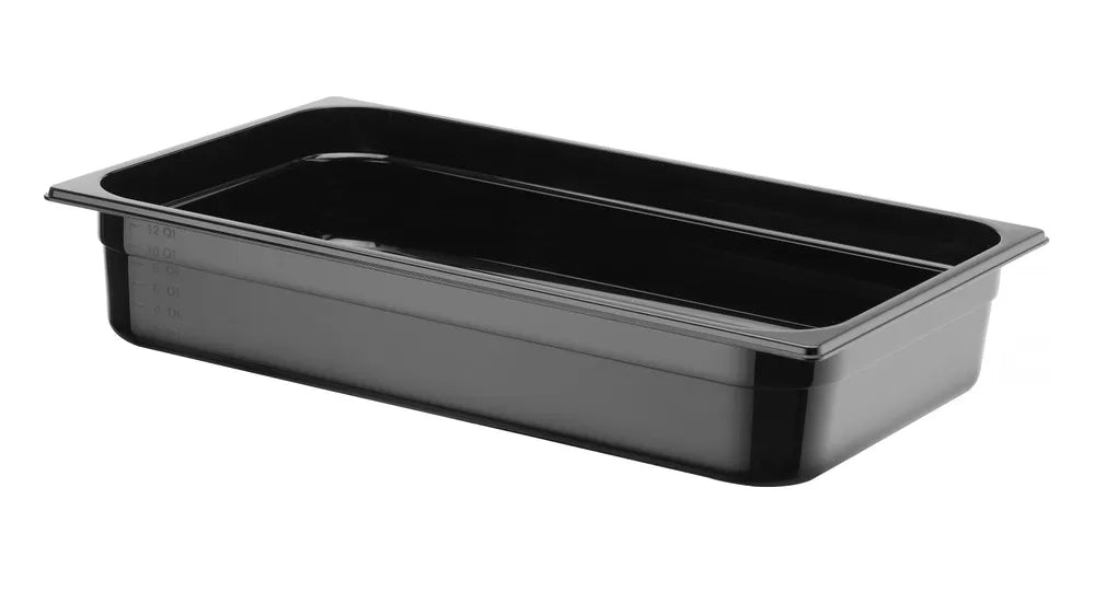 Gastronorm-Behälter 1/1, HENDI, Profi Line, GN 1/1, 14L, Schwarz, 530x325x(H)100mm