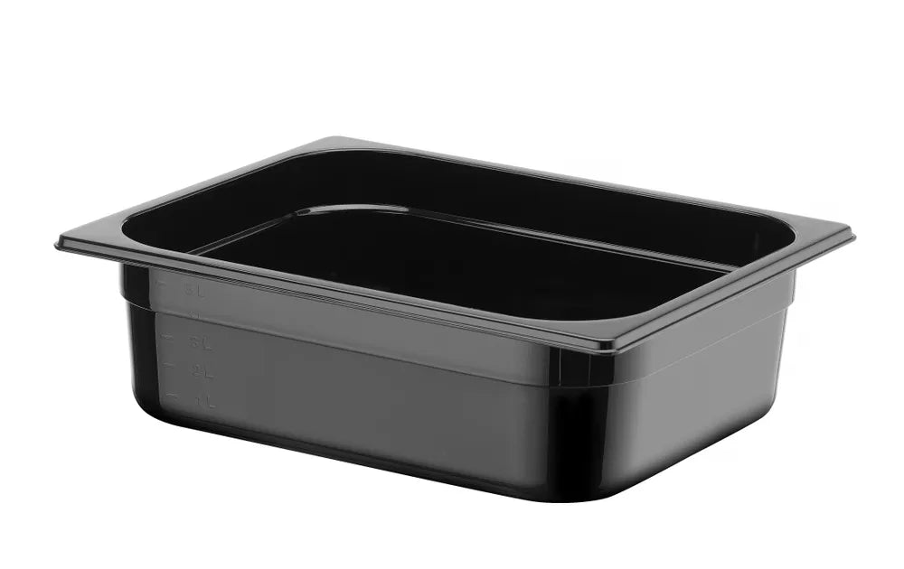 Gastronorm-Behälter 1/2, HENDI, Profi Line, GN 1/2, 6,5L, Schwarz, 325x265x(H)100mm