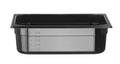 Gastronorm-Behälter 1/2, HENDI, Profi Line, GN 1/2, 6,5L, Schwarz, 325x265x(H)100mm