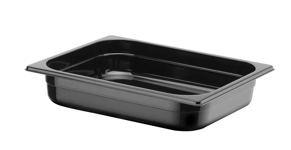 Gastronorm-Behälter 1/2, HENDI, Profi Line, GN 1/2, 4L, Schwarz, 325x265x(H)65mm