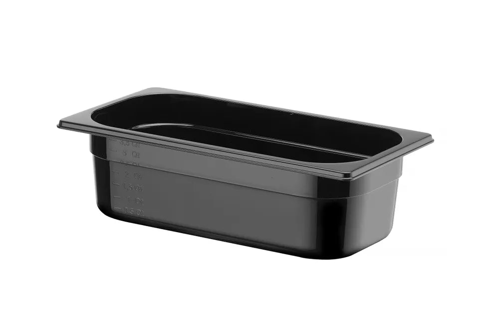 Gastronorm-Behälter 1/3, HENDI, Profi Line, GN 1/3, 4L, Schwarz, 325x176x(H)100mm