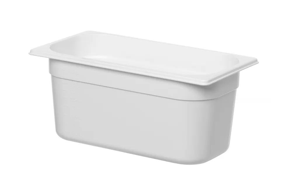 Gastronorm-Behälter 1/3, HENDI, GN 1/3, 5,7L, Weiß, 325x176x(H)150mm