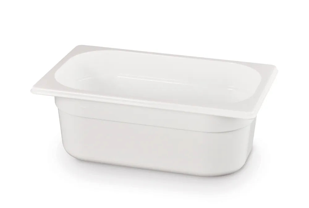 Gastronorm-Behälter 1/4, HENDI, GN 1/4, 2,8L, Weiß, 265x162x(H)100mm