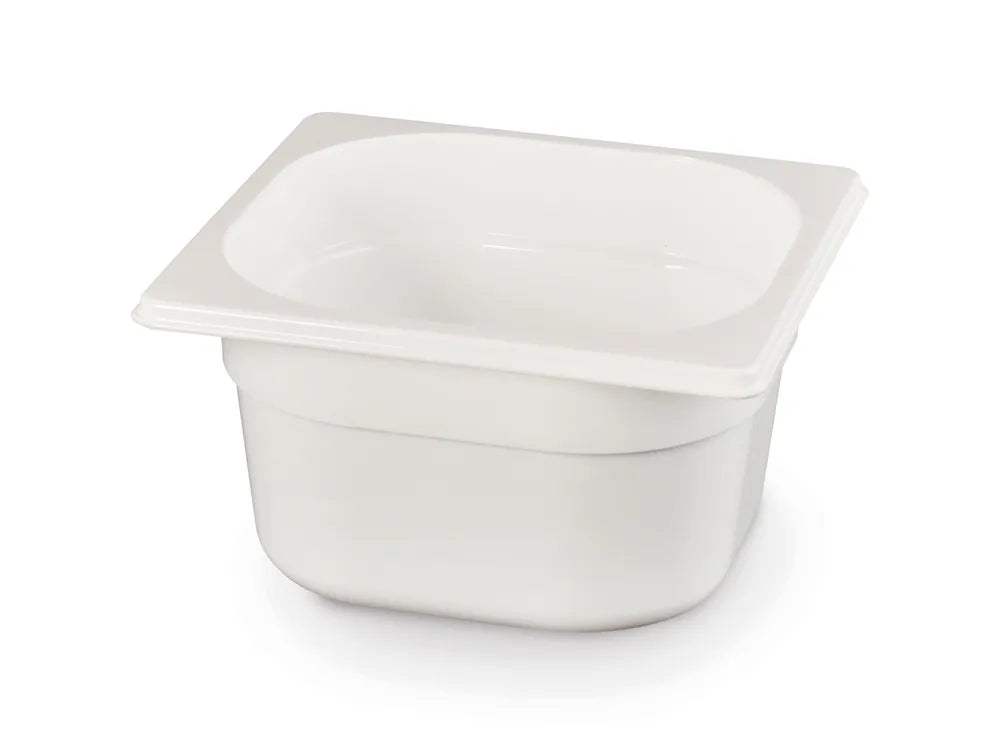 Gastronorm-Behälter 1/6, HENDI, GN 1/6, 2,4L, Weiß, 176x162x(H)150mm
