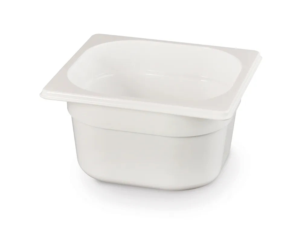 Gastronorm-Behälter 1/6, HENDI, GN 1/6, 2,4L, Weiß, 176x162x(H)150mm