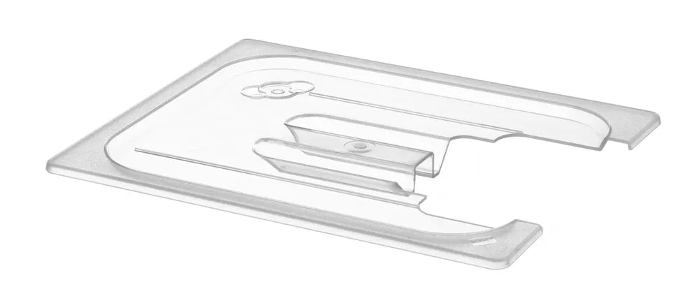 Gastronorm-Deckel mit Sous-Vide-Stab-Aussparung, HENDI, GN 1/2, Transparent, 265x325mm