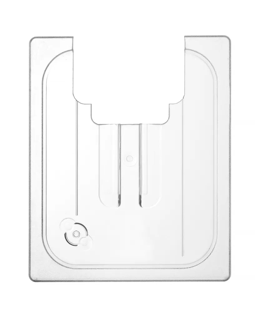 Gastronorm-Deckel mit Sous-Vide-Stab-Aussparung, HENDI, GN 1/1, Transparent, 530x325mm