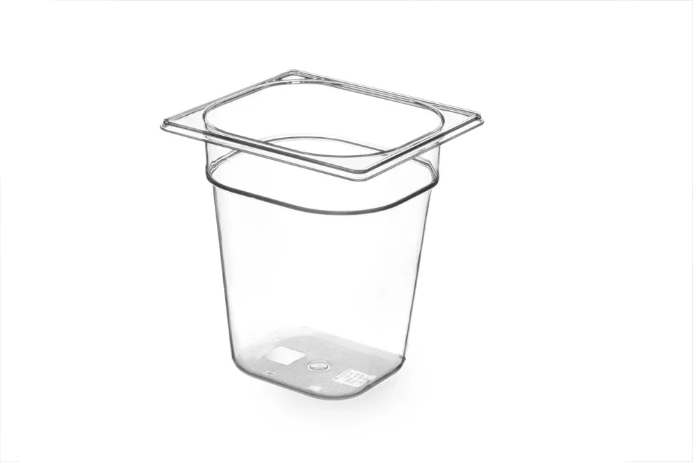 Gastronorm-Behälter 1/6, HENDI, GN 1/6, 3,4L, Transparent, 176x162x(H)200mm
